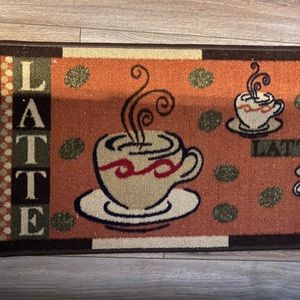Printed Latte Kitchen Runner Rug